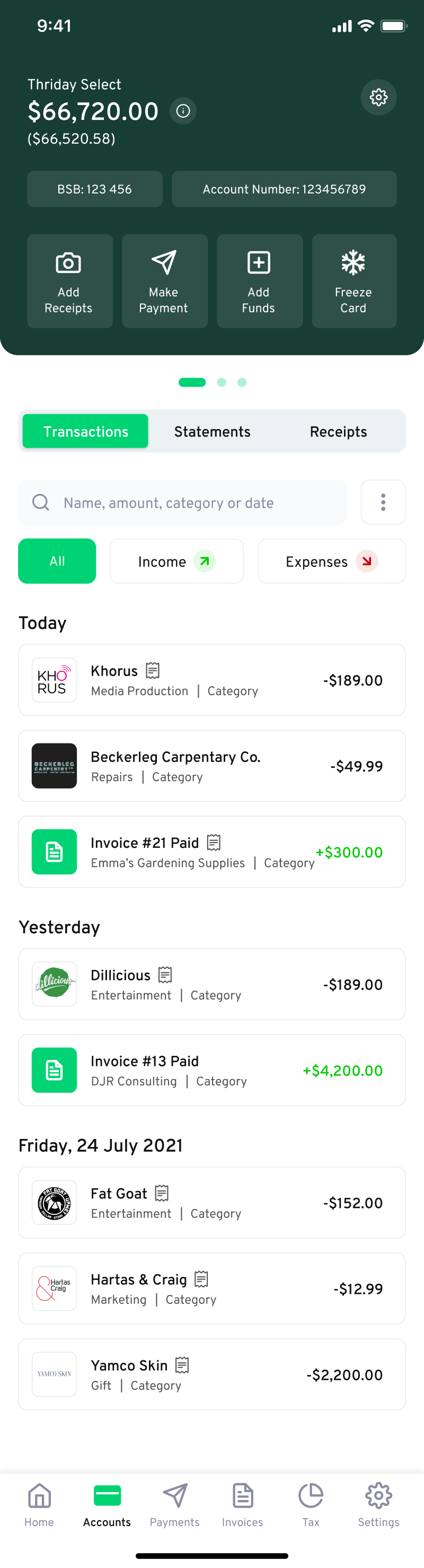 BAS Lodgment Thriday